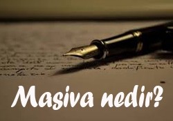 Masiva ne demek kısaca Huzur Sayfası İslami bilgi kaynağınız