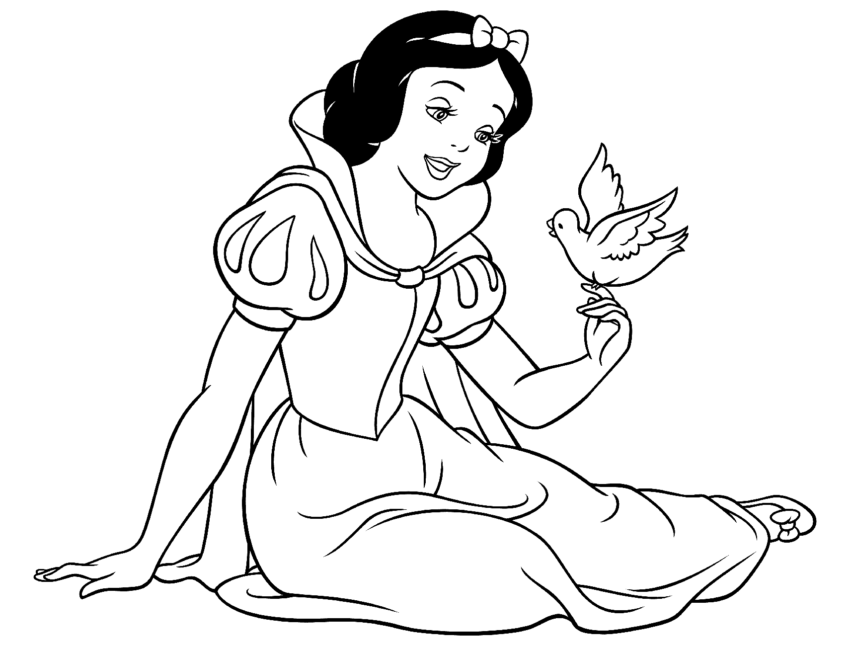 20 Inspirasi Sketsa Gambar Princess Snow White - Tea And Lead
